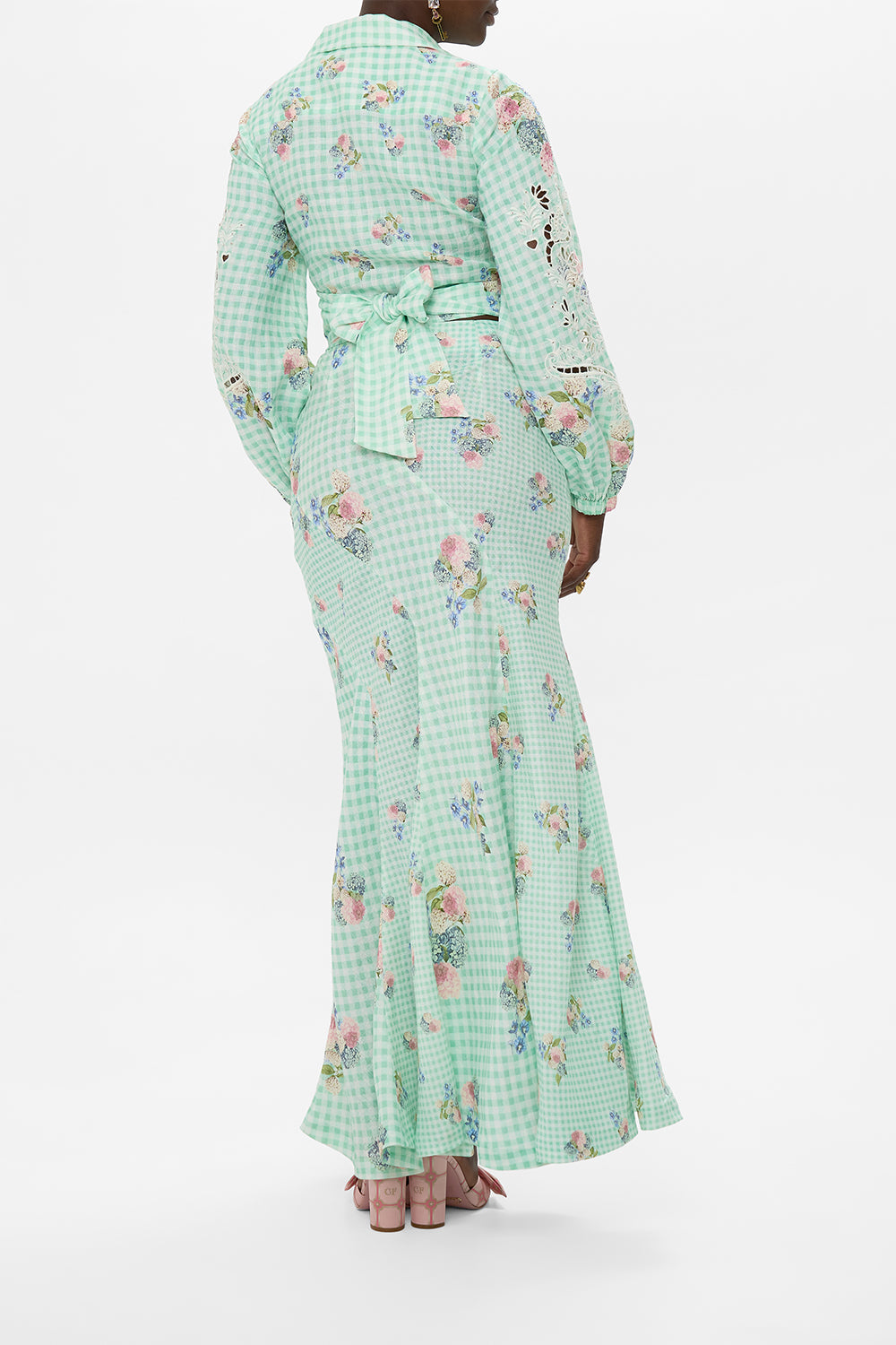 The CAMILLA DOUBLE TIE FRONT DRESS MONSERRATE MAGIC in our  print.