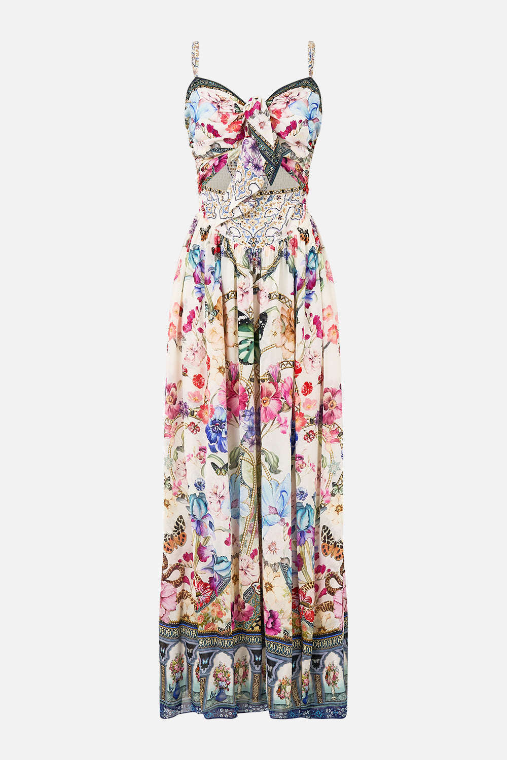 DOUBLE TIE FRONT DRESS MONSERRATE MAGIC