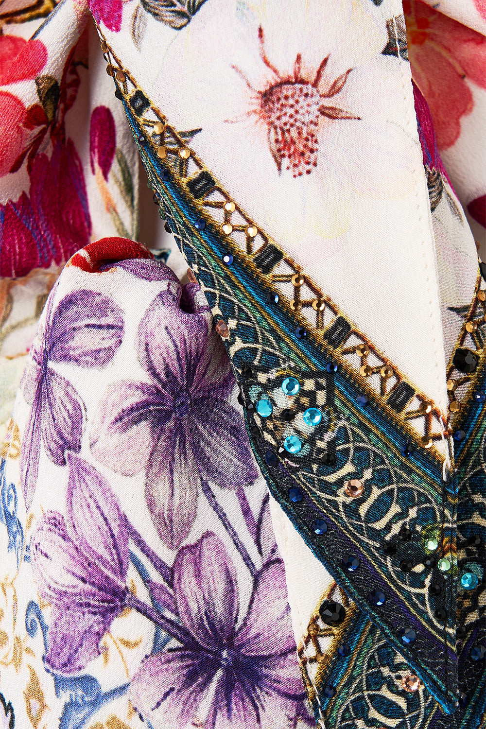 DOUBLE TIE FRONT DRESS MONSERRATE MAGIC