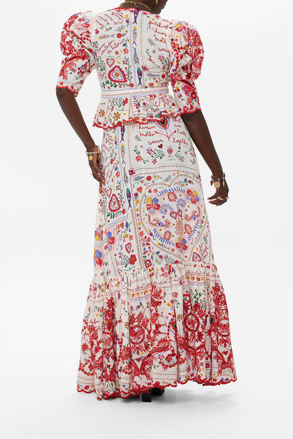 The CAMILLA MID LENGTH SWIM SHORT WALL TO WALL WONDERS in our  print.