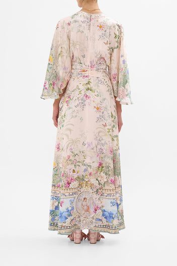 PETAL SLEEVE LONG DRESS PALACIO PLAYGROUND