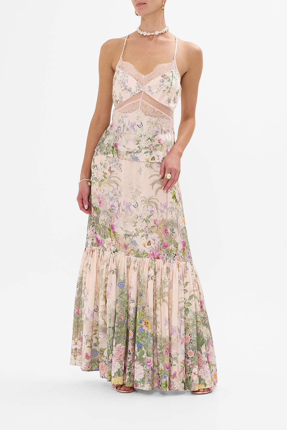 SKIRT WITH DEEP HEM FRILL AND BELT PALACIO PLAYGROUND