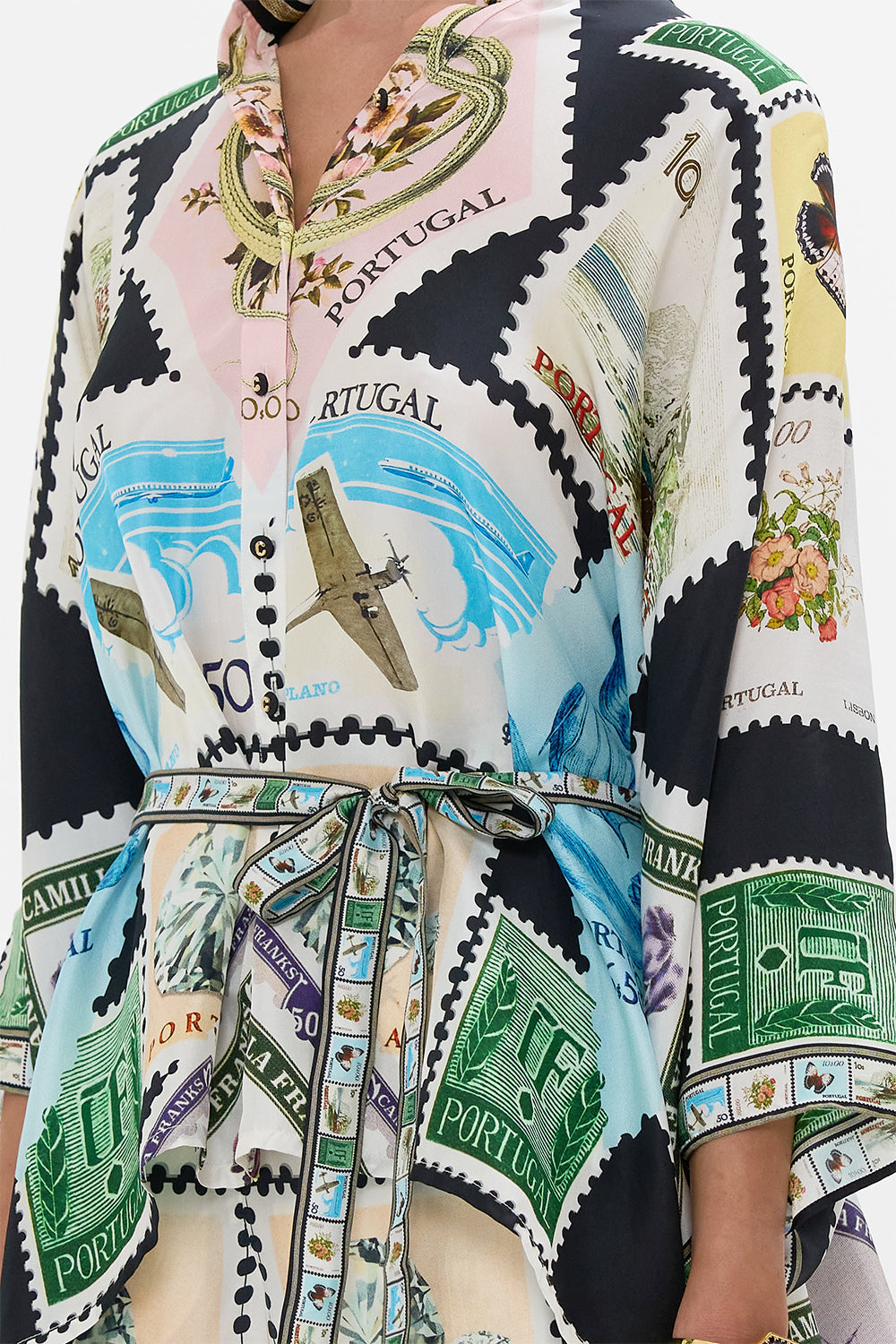 The CAMILLA COIN AND PHONE PURSE MY PORTO PEN PAL in our  print.