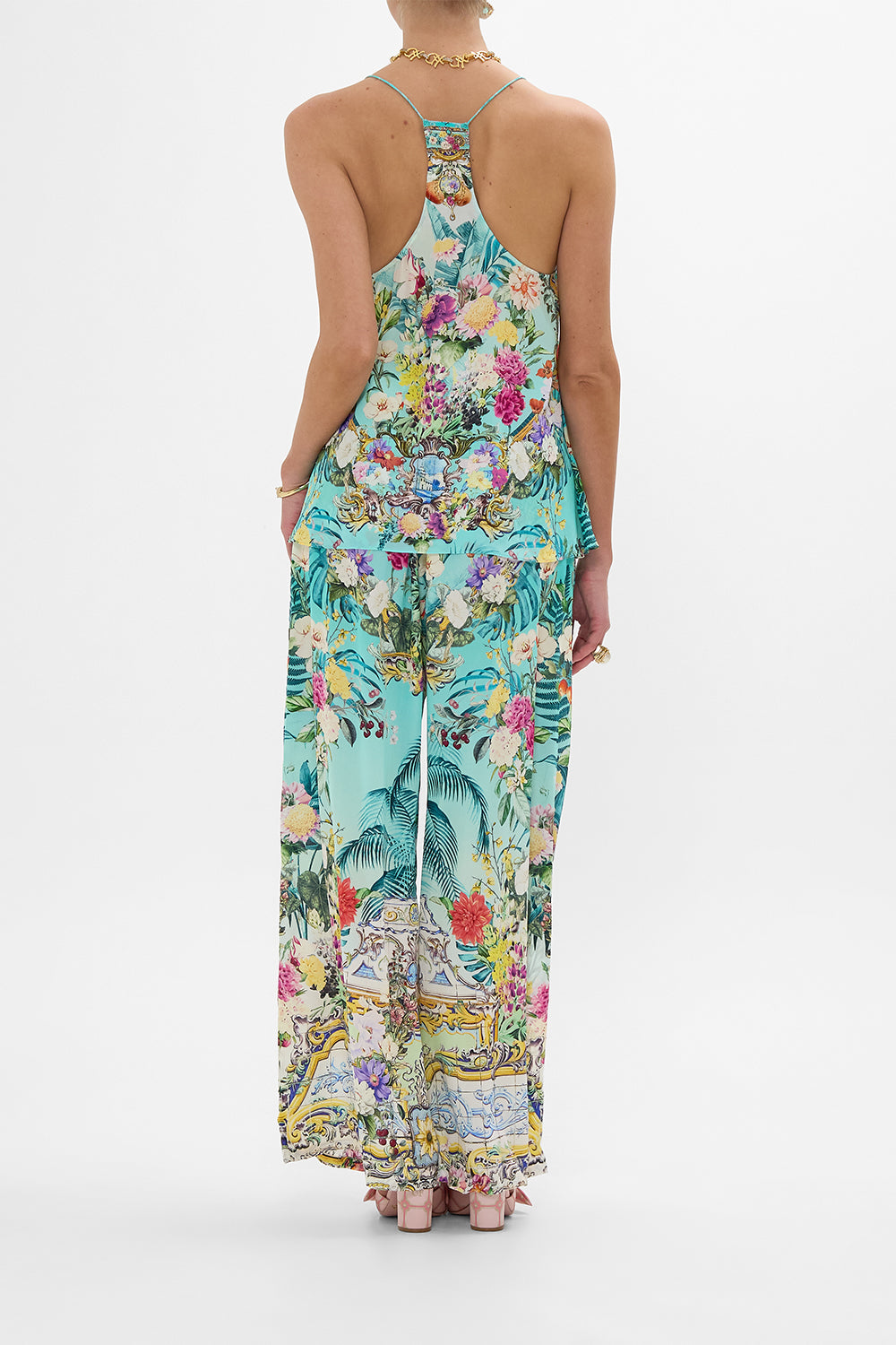 T BACK SHOESTRING TOP GARDENS OF QUELUZ