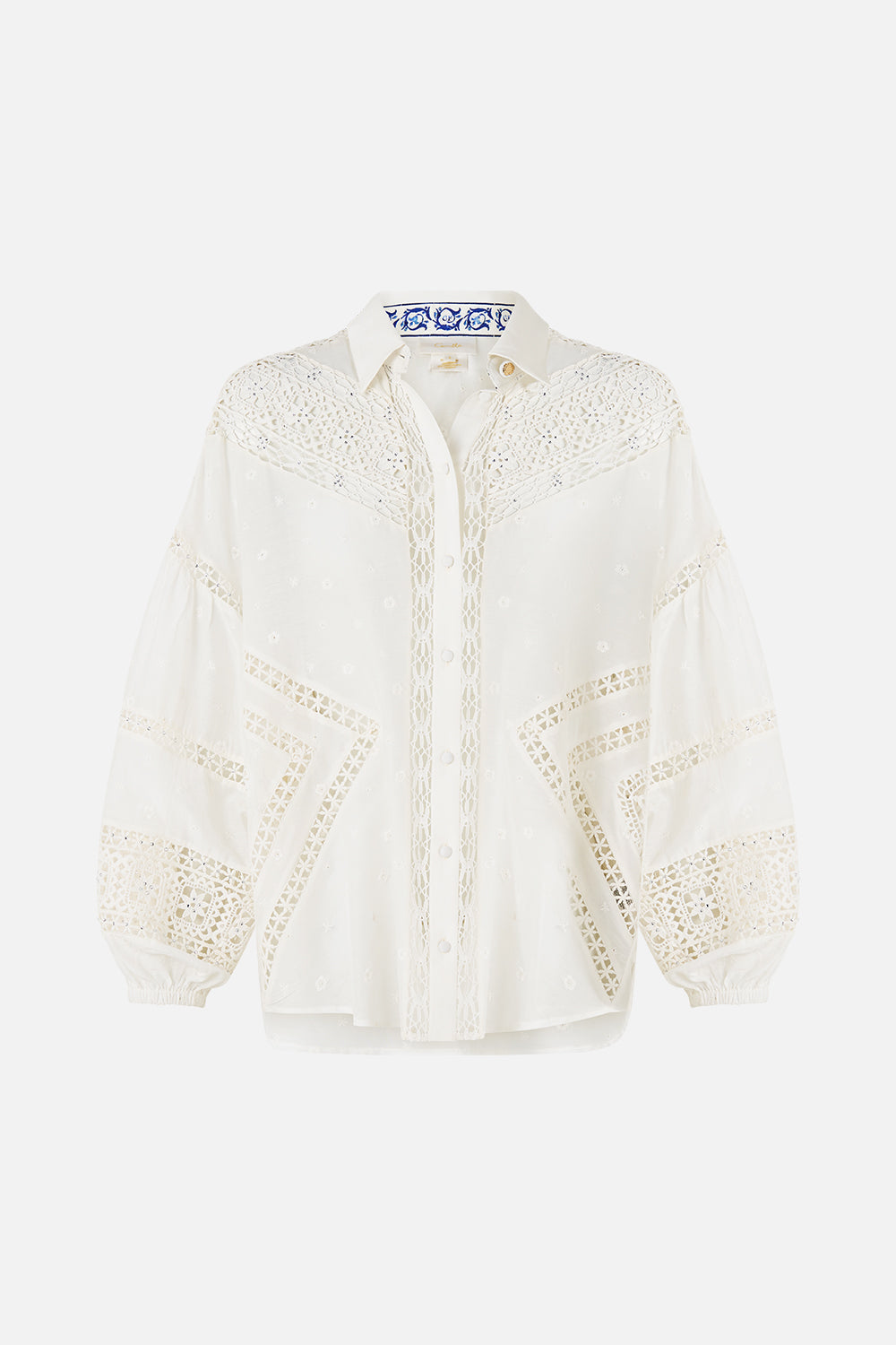 BALLOON SLEEVE SHIRT BLOUSE AZUL ADVENTURES