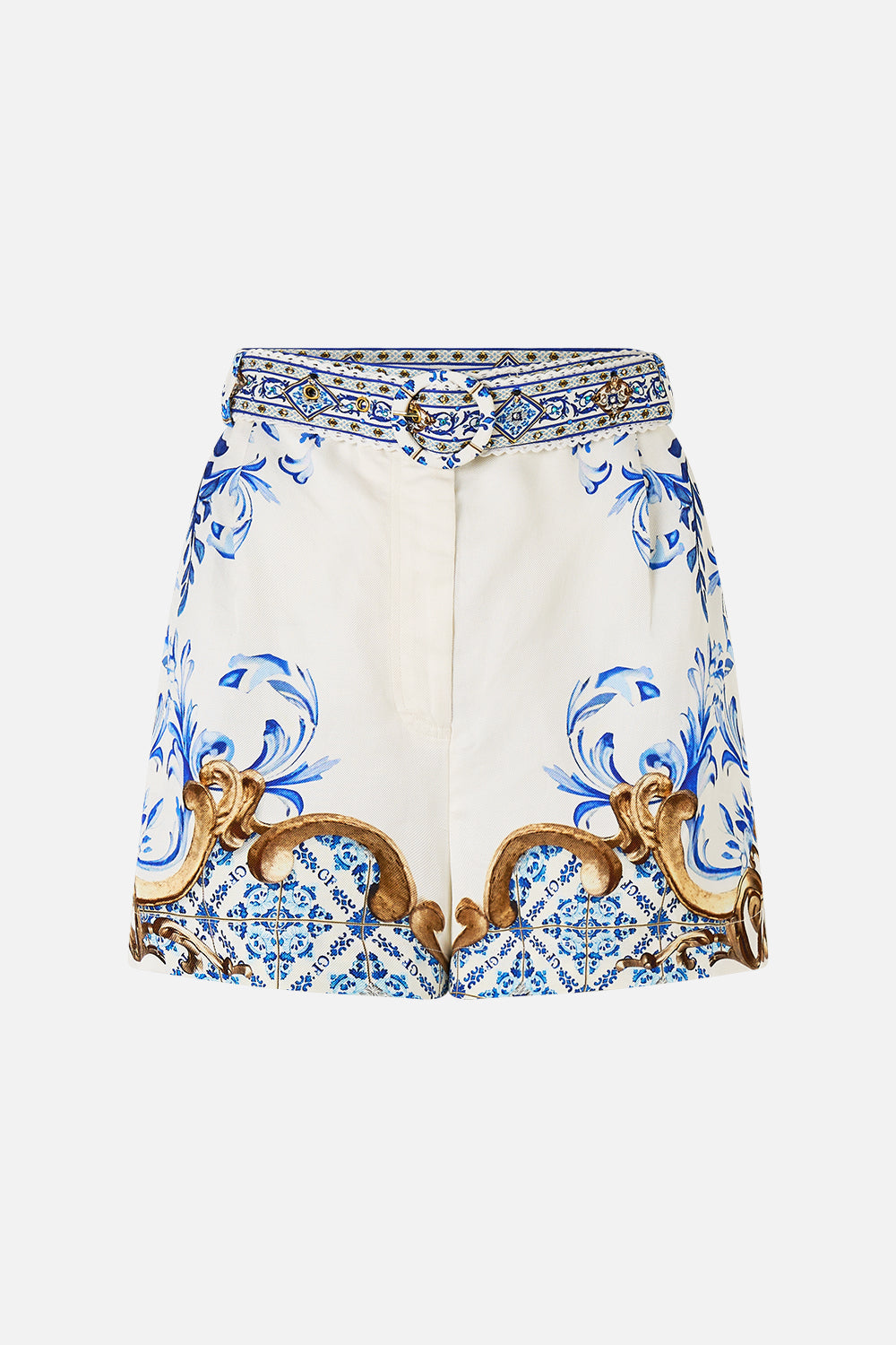 The CAMILLA OVERSIZED SHIRT AZUL ADVENTURES in our AZUL ADVENTURES print.