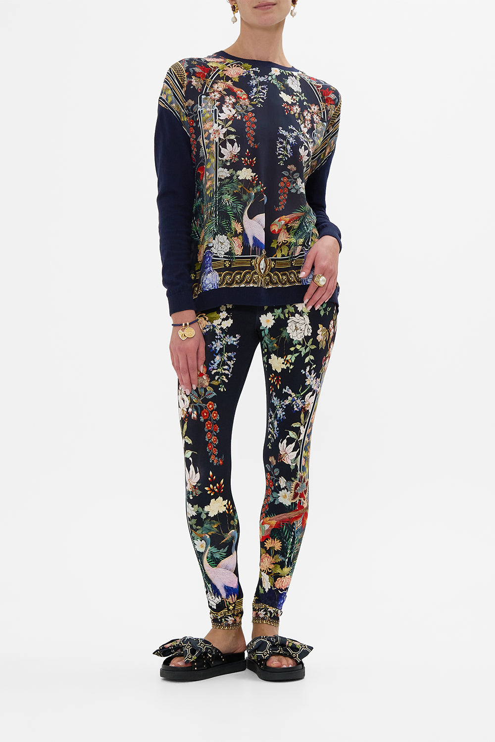 CAMILLA Leggings in Palacio Poetry print