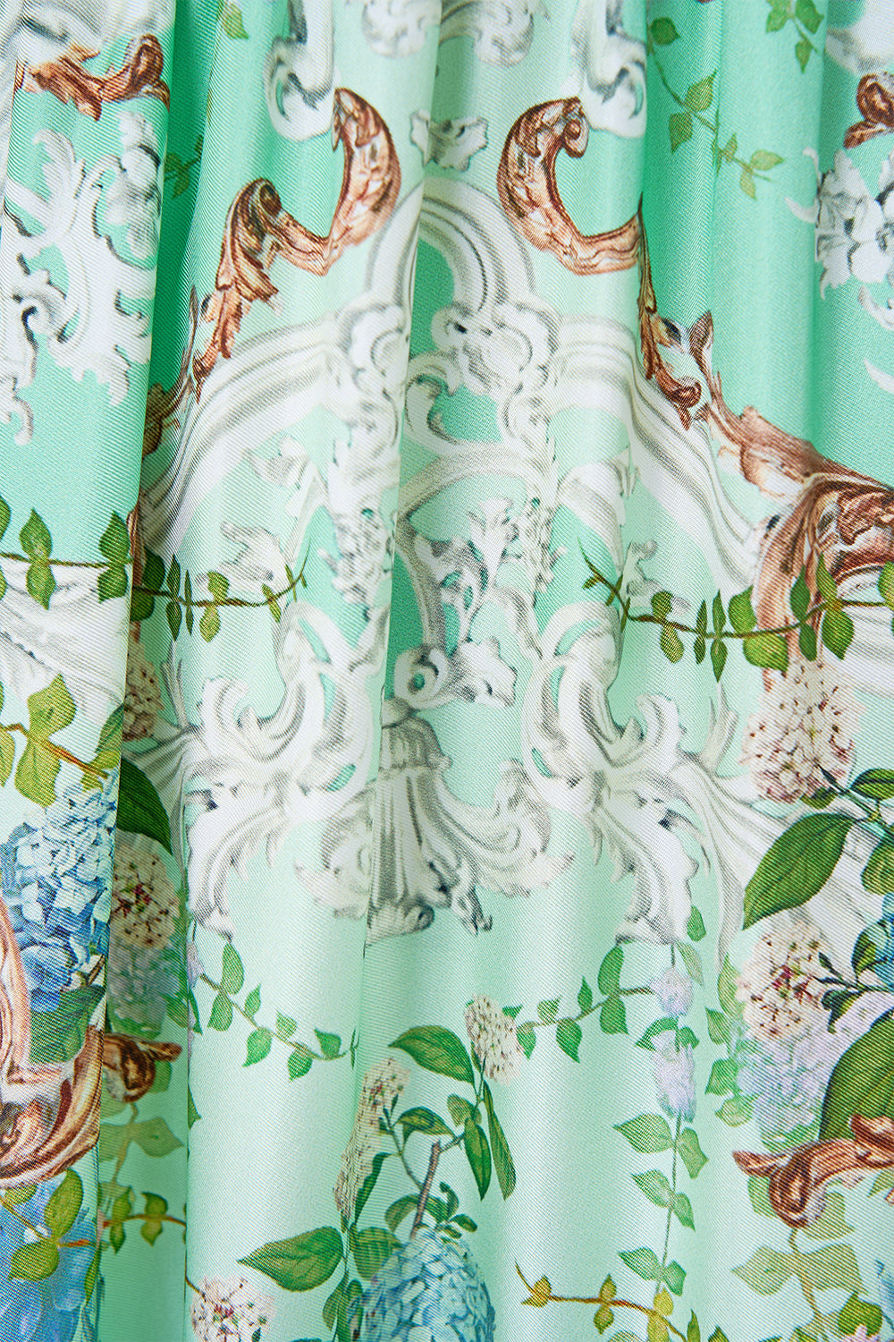The CAMILLA DOUBLE BREASTED SUIT JACKET MONARCHY MANIA in our  print.