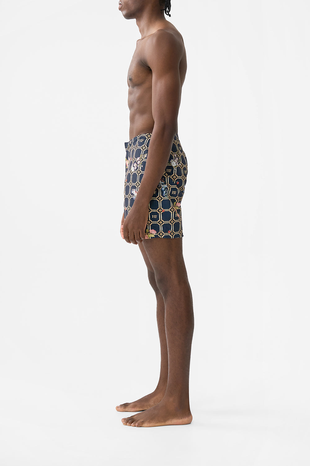 The CAMILLA KNIT SLEEVE SILK SHIRT PALACIO POETRY in our  print.