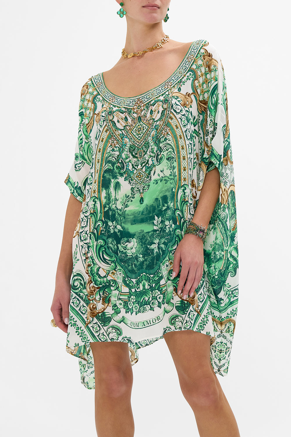 SHORT ROUND NECK KAFTAN CORRIDOR OF CALM