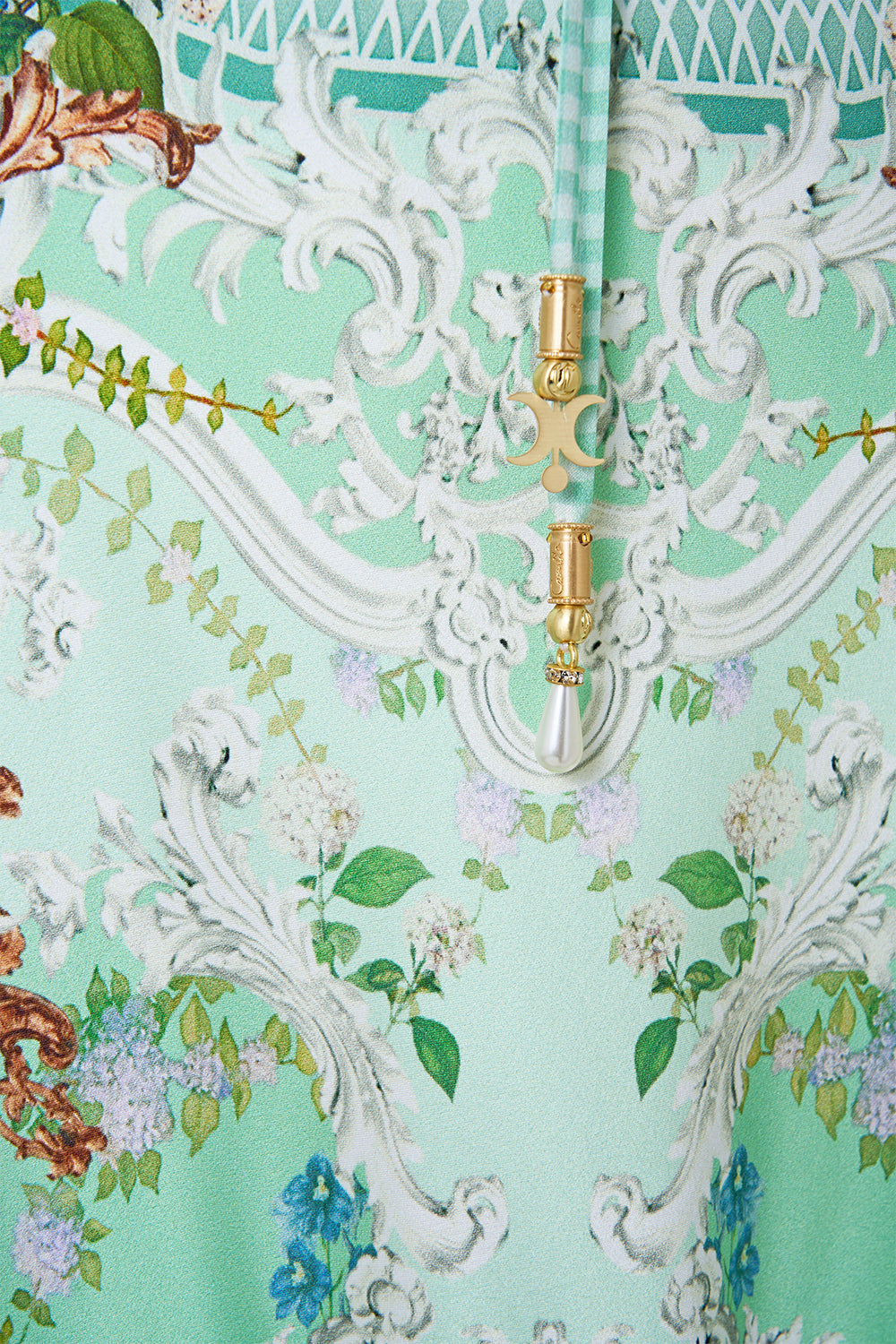 GATHERED BODICE BIAS DRESS PESTANA PANORAMA