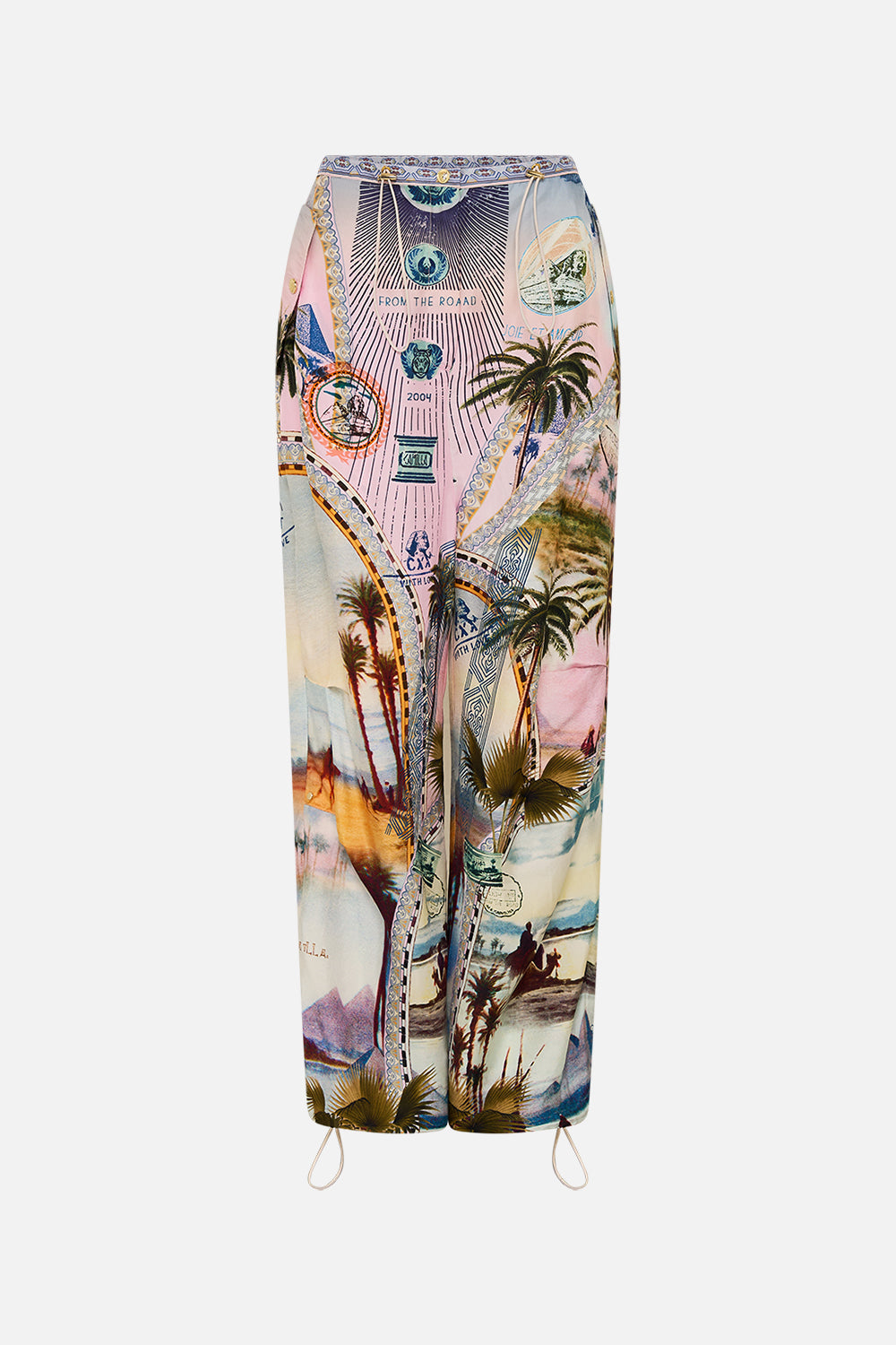 CAMILLA  parachute pant in Call Me in Cairo print.