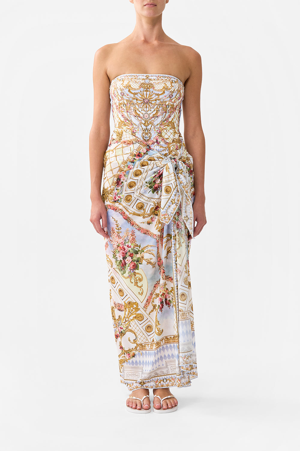 STRAPLESS EYELET TIE ONE PIECE THRONE GAMES