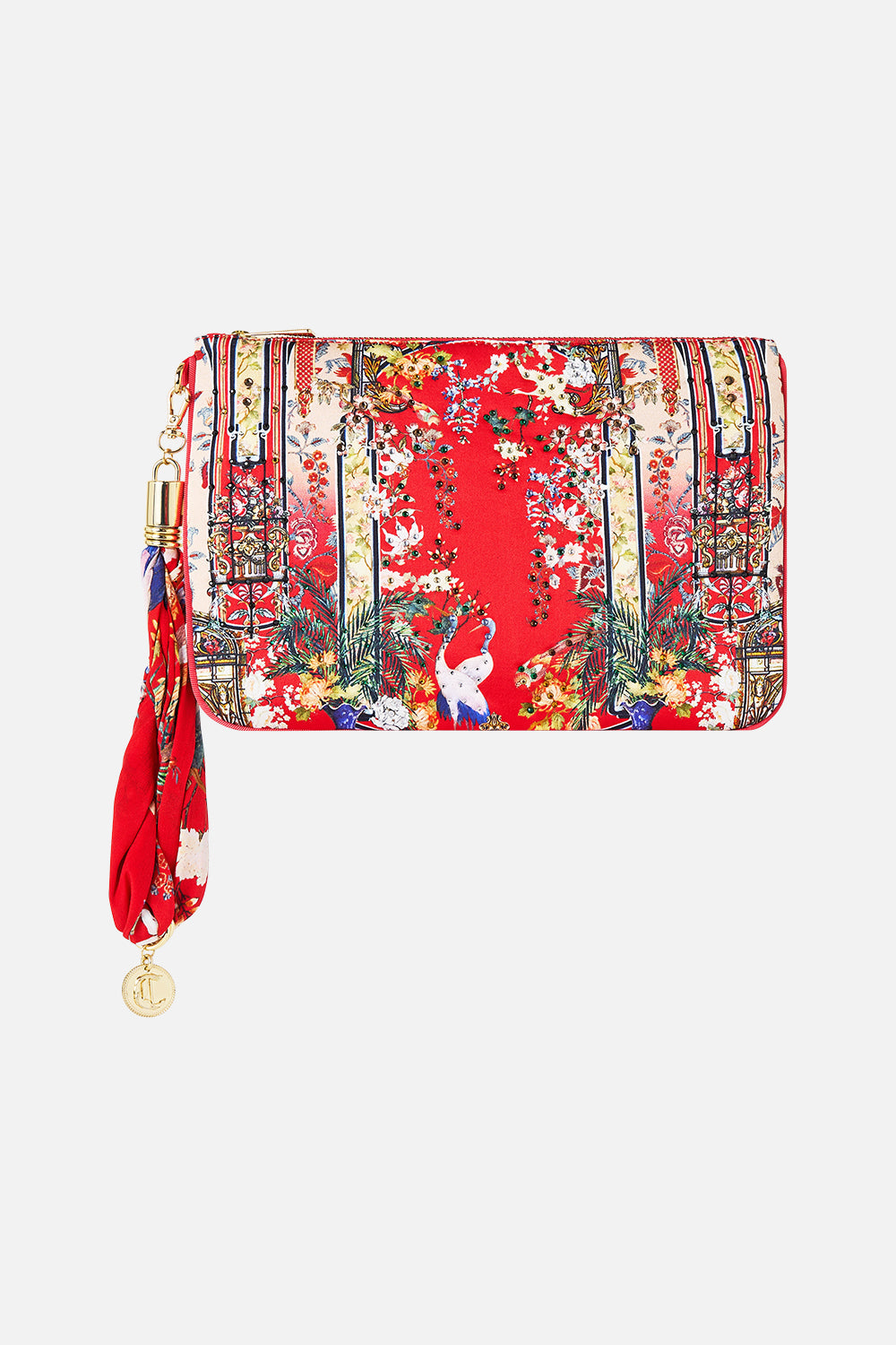 The CAMILLA LONG EYELET SARONG WALL TO WALL WONDERS in our  print.