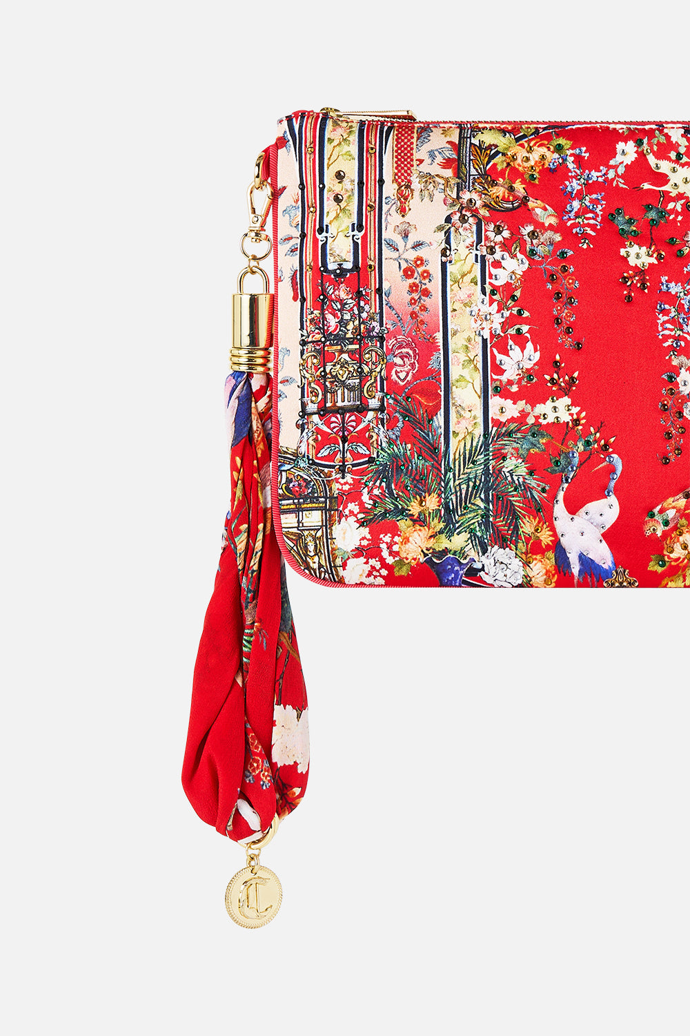 The CAMILLA LONG EYELET SARONG WALL TO WALL WONDERS in our  print.