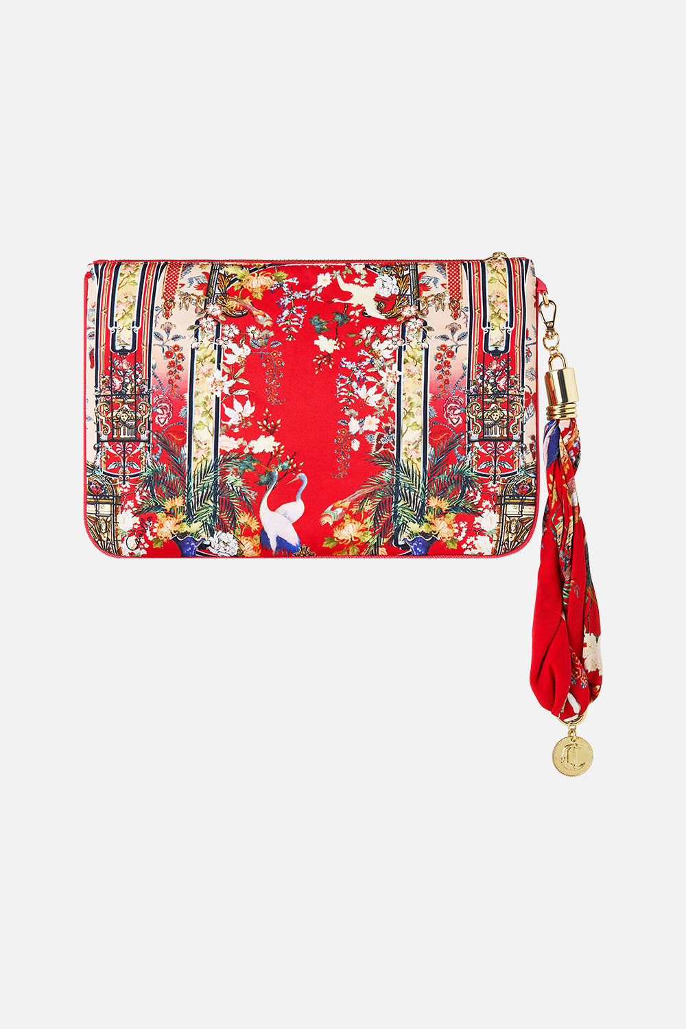 The CAMILLA LONG EYELET SARONG WALL TO WALL WONDERS in our  print.