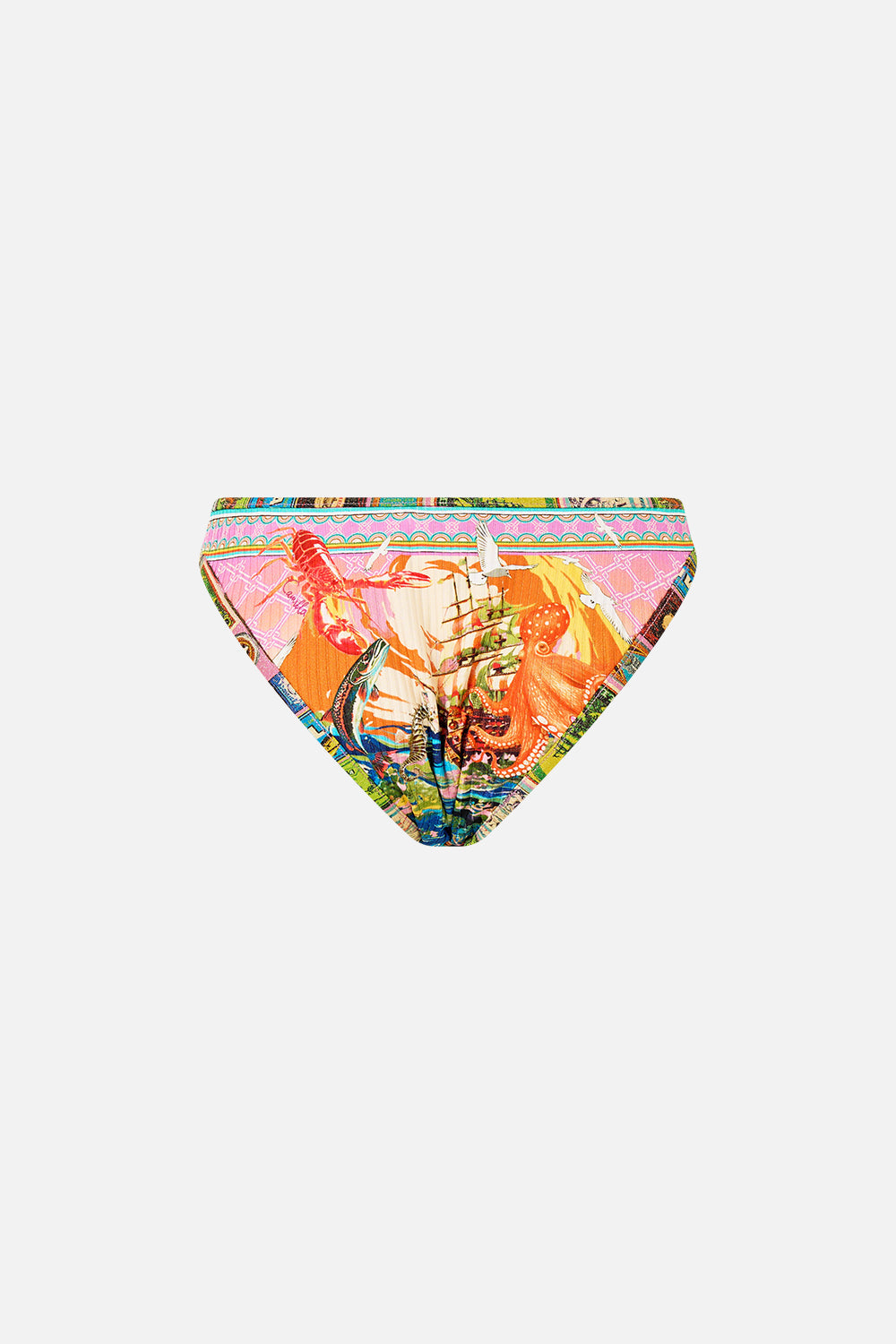 The CAMILLA HIGH WAISTED TIERED SKIRT FLORAL FREEFALL in our  print.