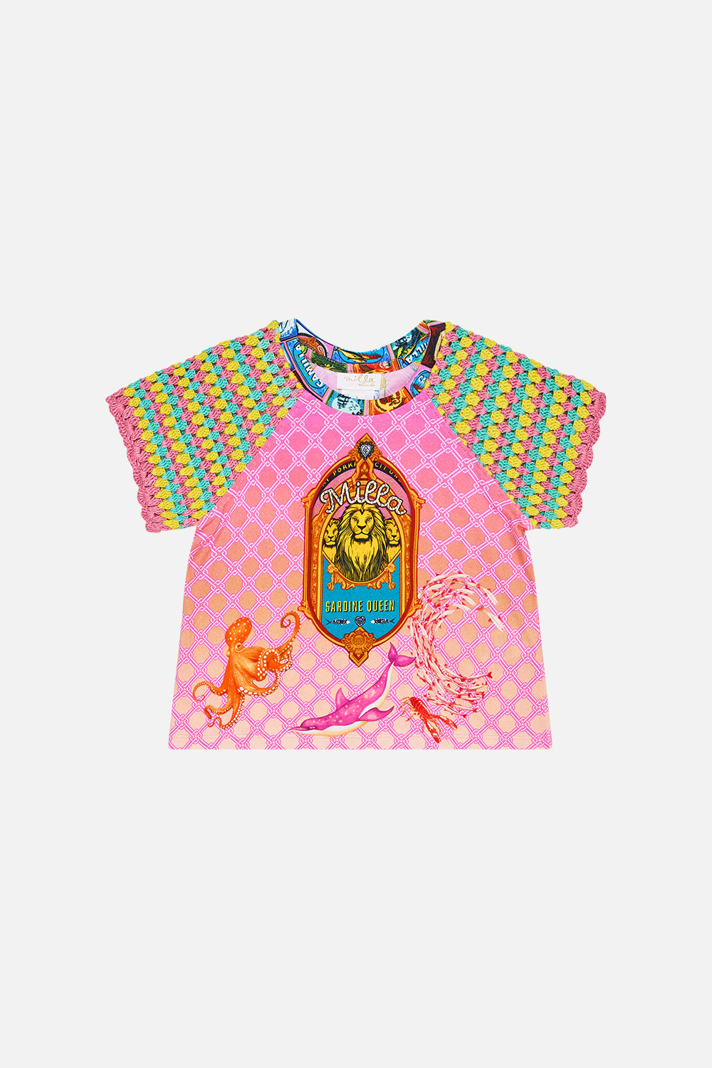 The CAMILLA T SHAPE LONG KAFTAN READY FOR MY WELCOME DRINK in our  print.