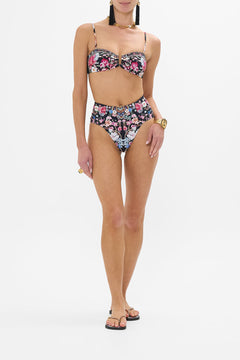 BANDEAU WITH U RING FRONT MIDNIGHT IN MONSERRATE