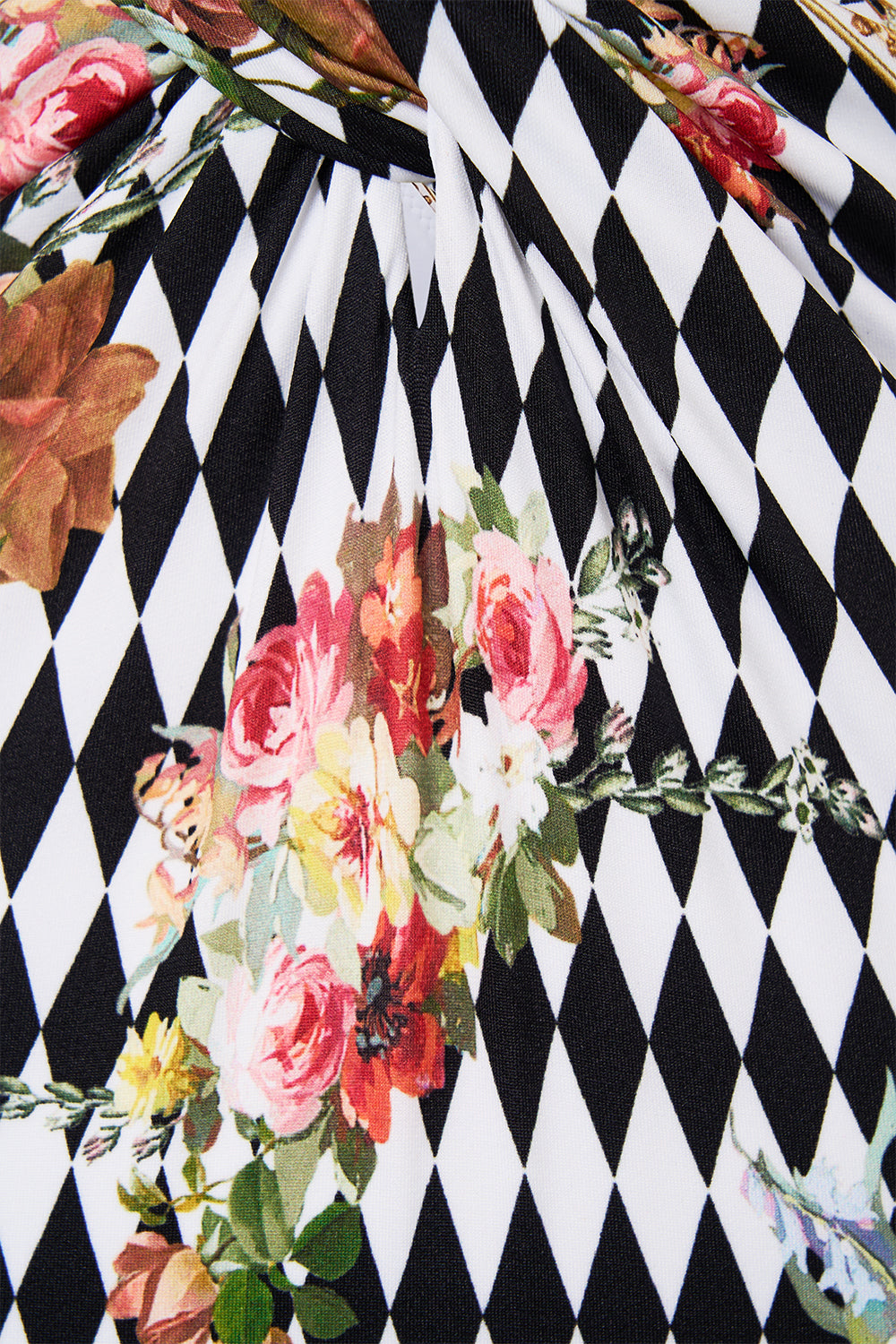 TWIST FRONT CUT OUT ONE PIECE ROCOCO GLOW