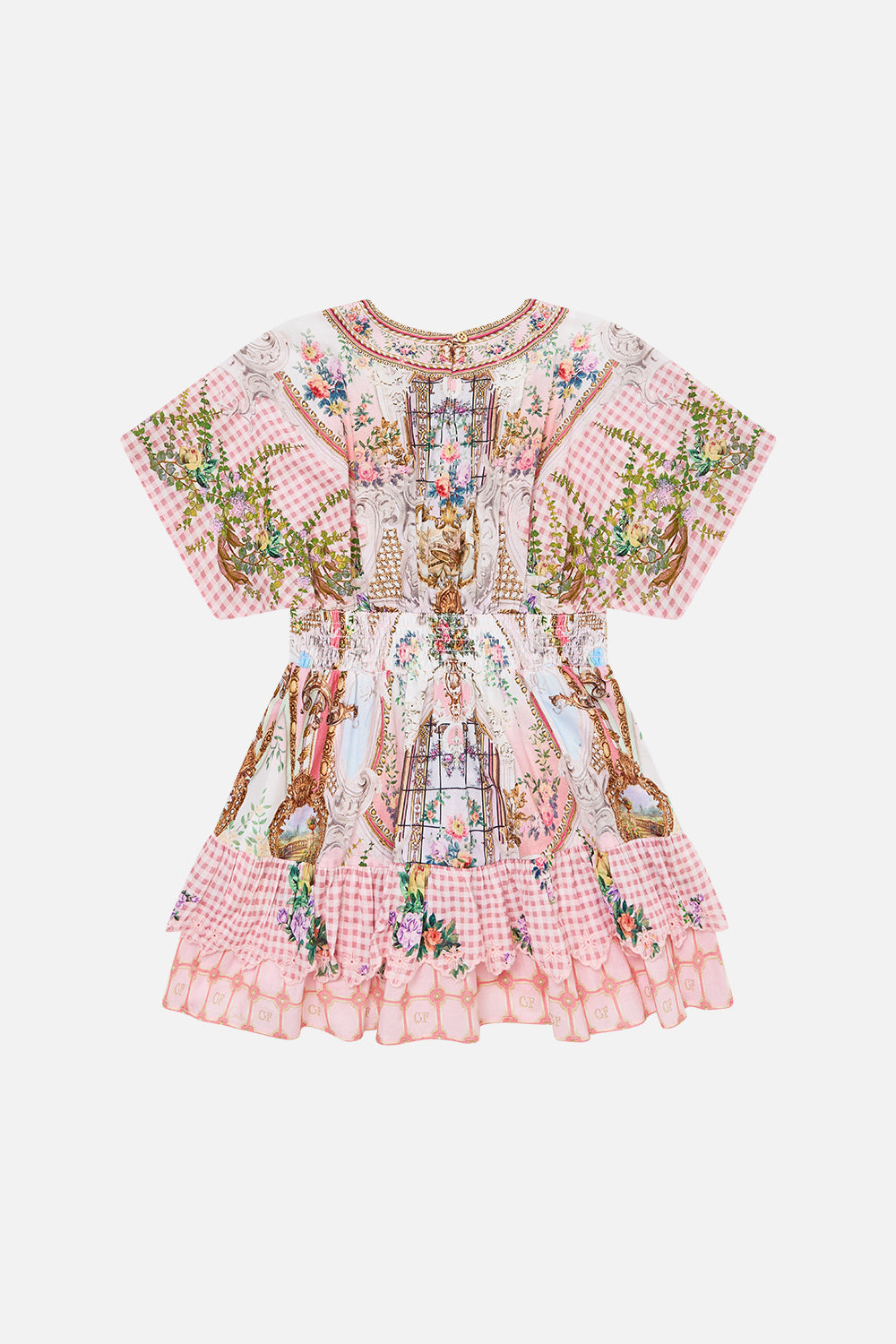 KIDS MINI DRESS WITH FRILL HEM 4-10 LISBON LULLABY