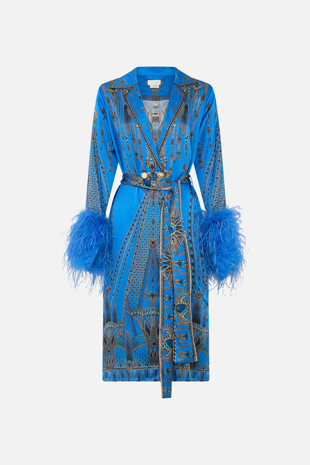 SPLIT CUFF SOFT COAT WITH FEATHERS ARCHIVAL REVIVAL