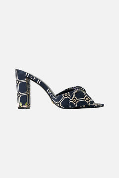 CAMILLA Madeleine Bow Mule in Palacio Poetry print