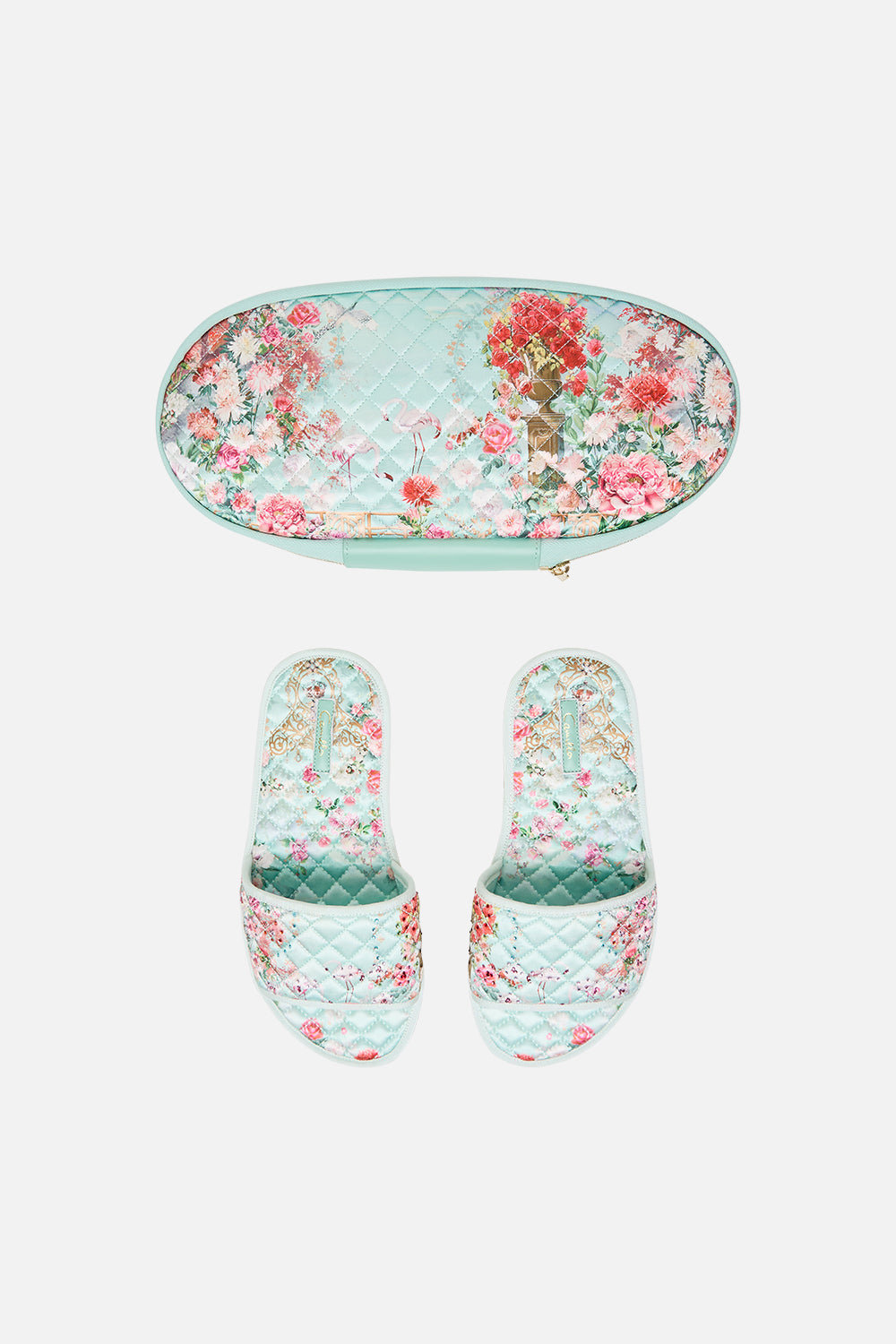 The CAMILLA RAGLAN SHIRRED WAIST DRESS EGYPTIAN ROSE in our  print.
