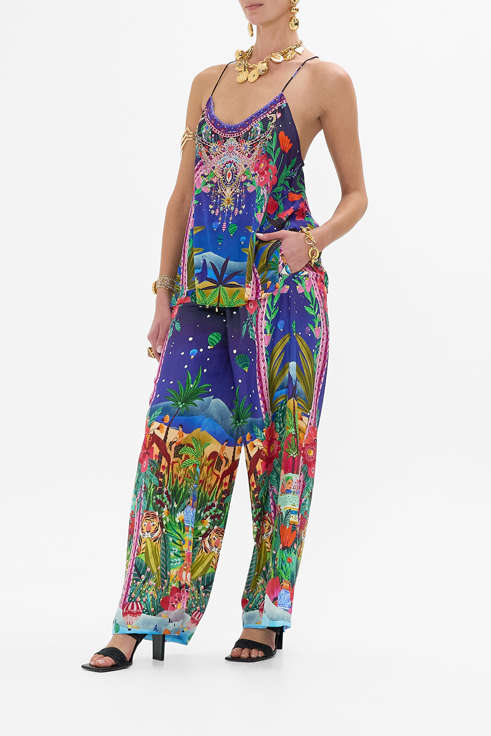 The CAMILLA THONGS ISNIK LULLABY in our  print.