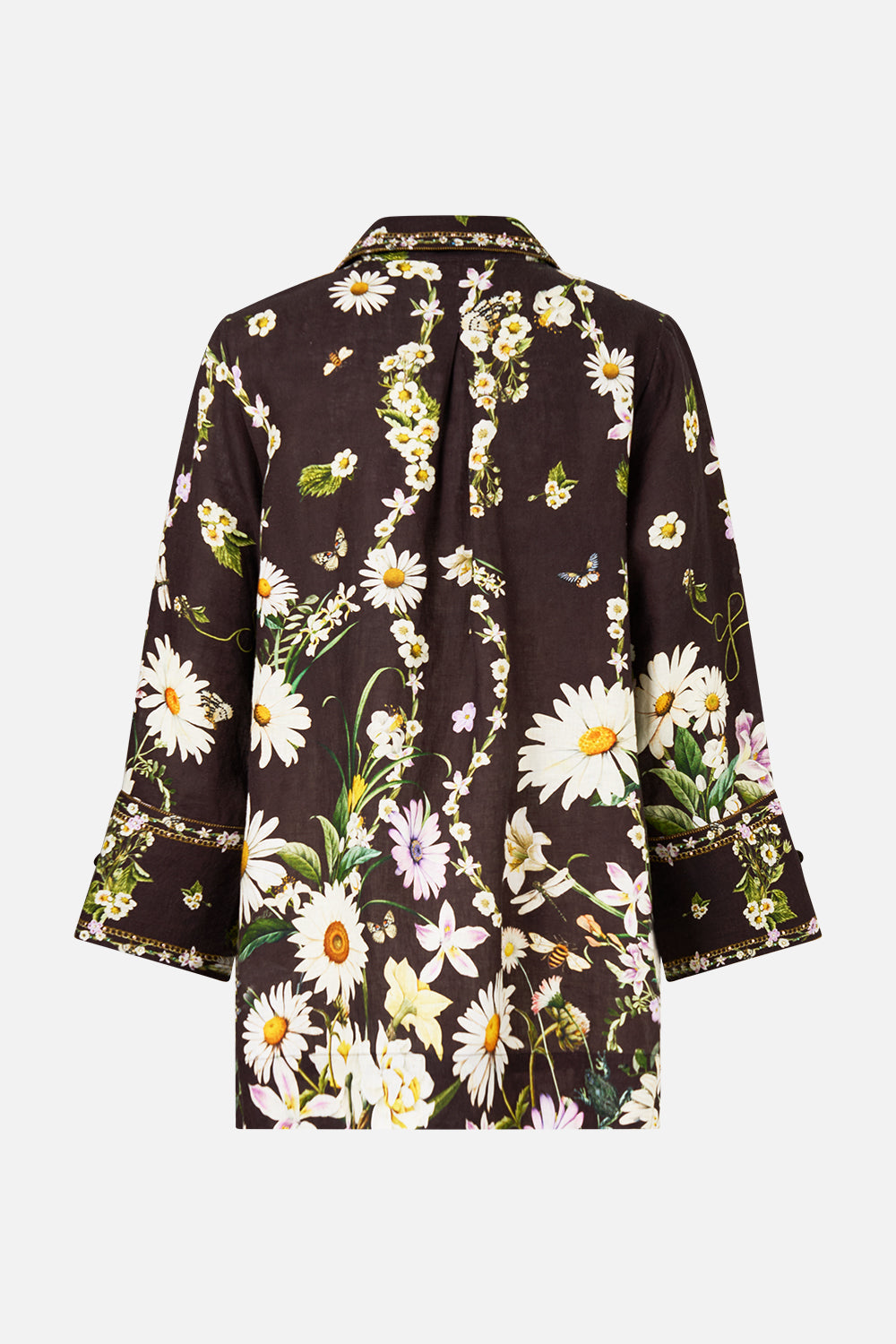 The CAMILLA MINIMAL WIDE LEG PANT ORNATE ON A PLATE in our  print.