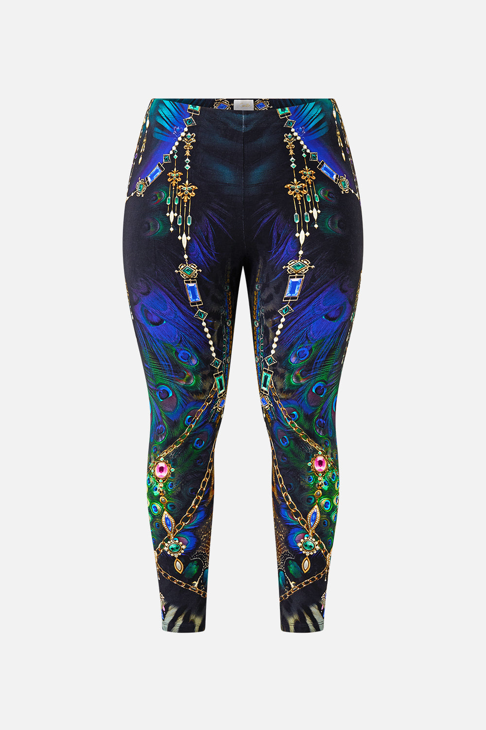 The CAMILLA BLOUSON SLEEVE LAYER ISNIK LULLABY in our  print.