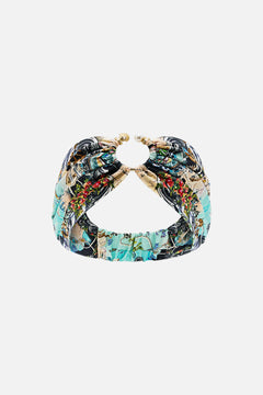 The CAMILLA Ring Headband in our Folk Afloat print.