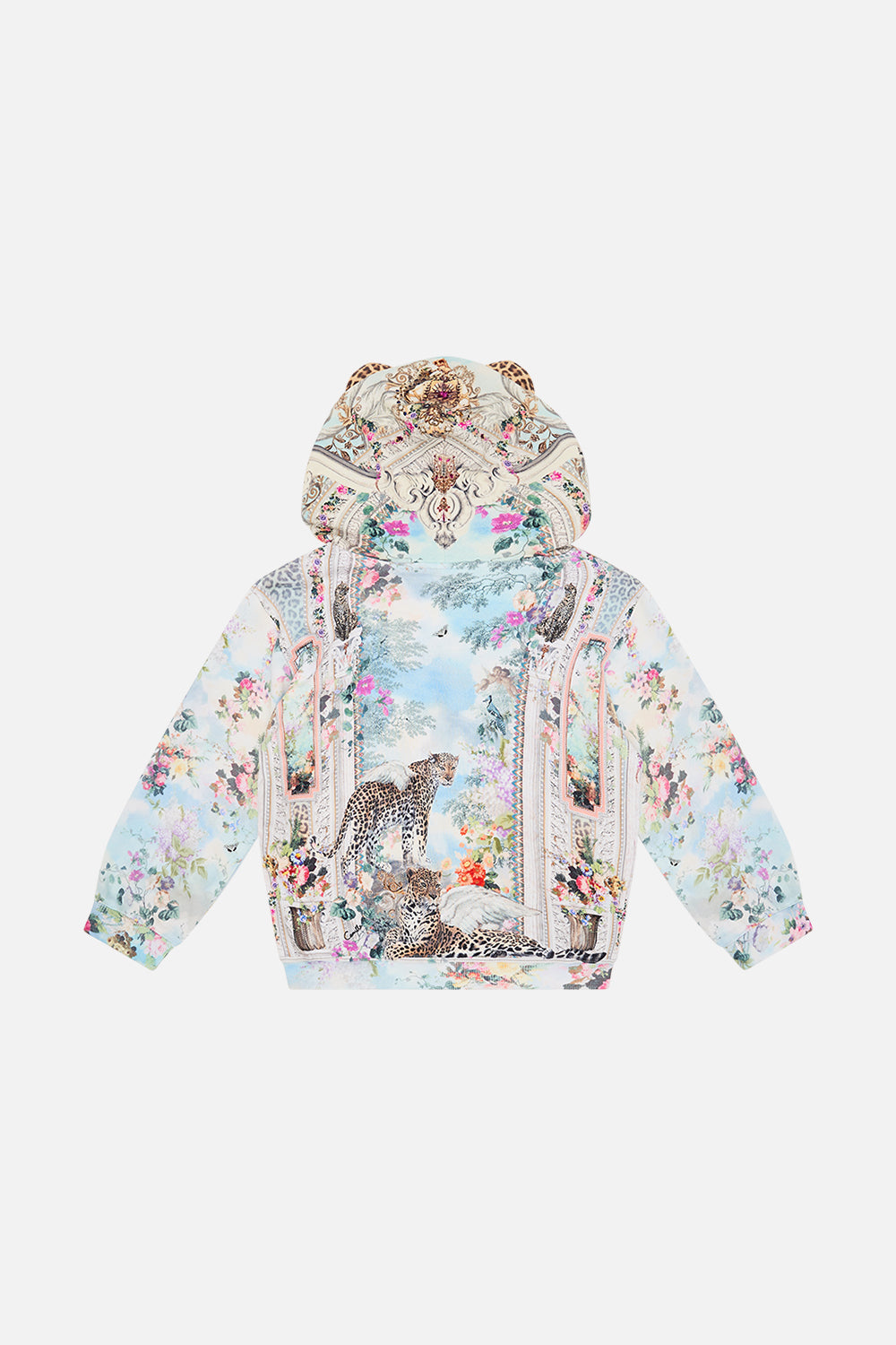 Milla By CAMILLA Floral Fleece Zip Hoodie With Ears 12-14 We Always Have Alexandria Print.  