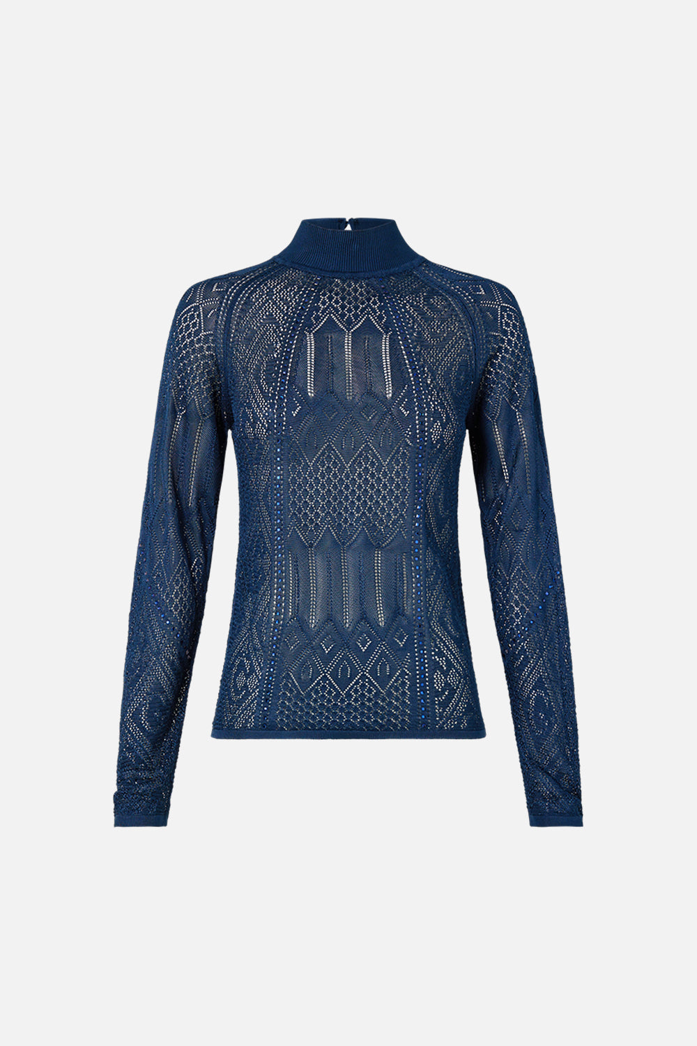 The CAMILLA CROPPED WRAP SHIRT TALES OF TOPKAPI PALACE in our  print.
