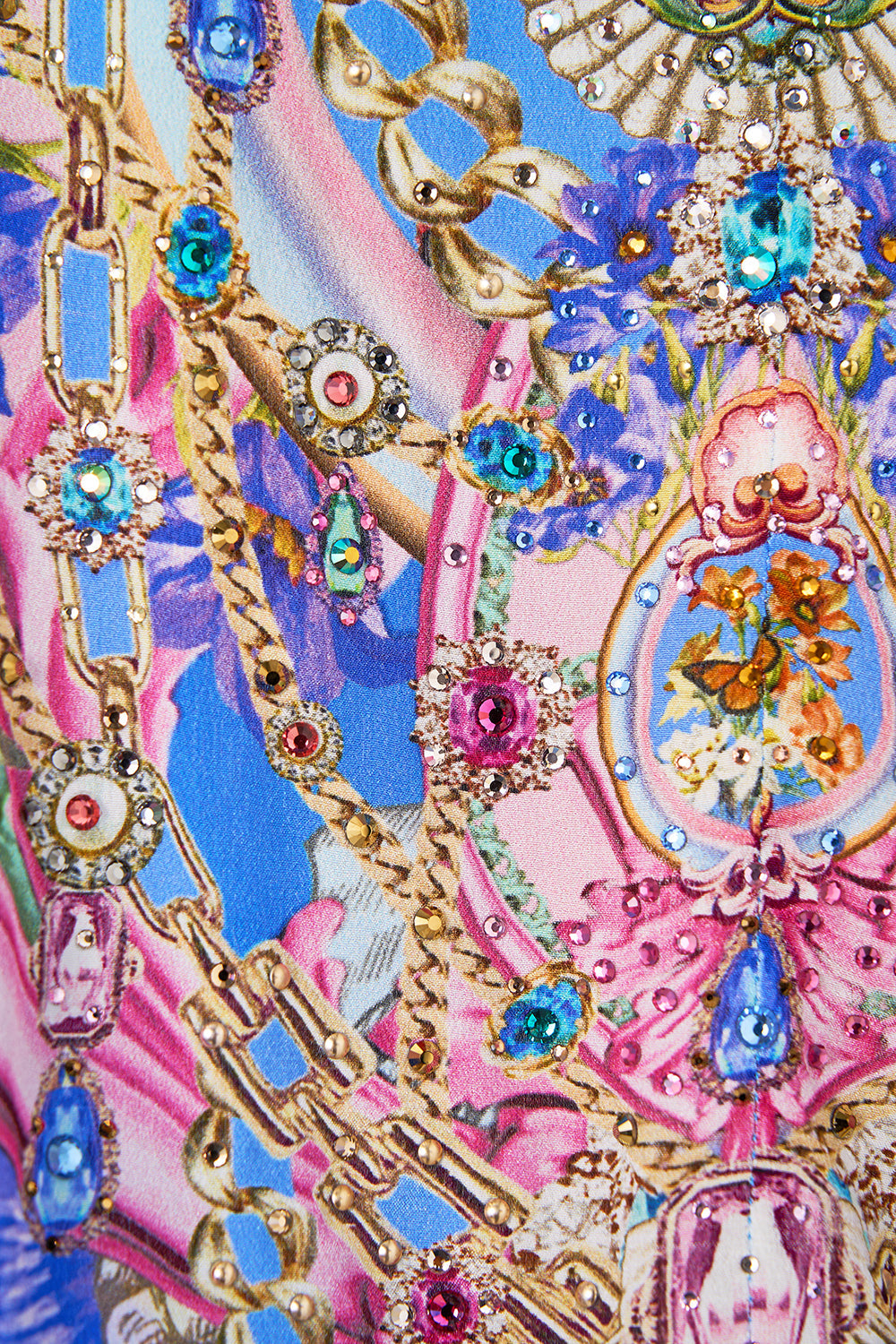 The CAMILLA Drop Shoulder Playsuit in our Spirit Of Santa Maria print.