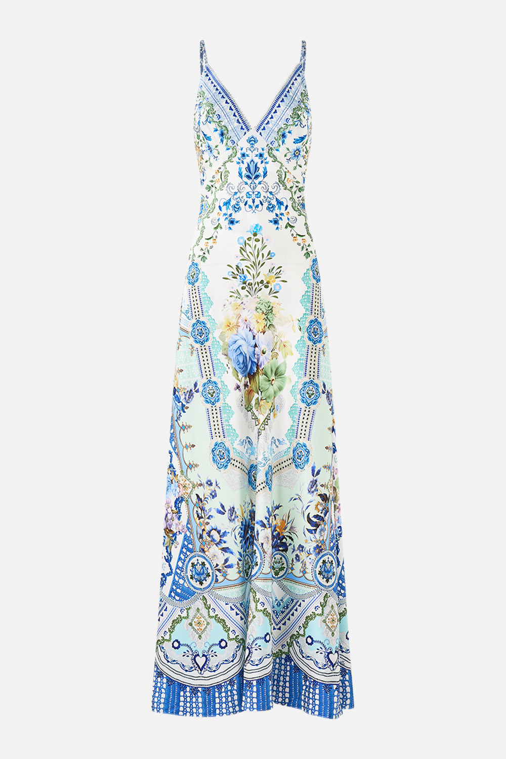 The CAMILLA BOYFRIEND JACKET BAZAAR BLOOMS in our  print.