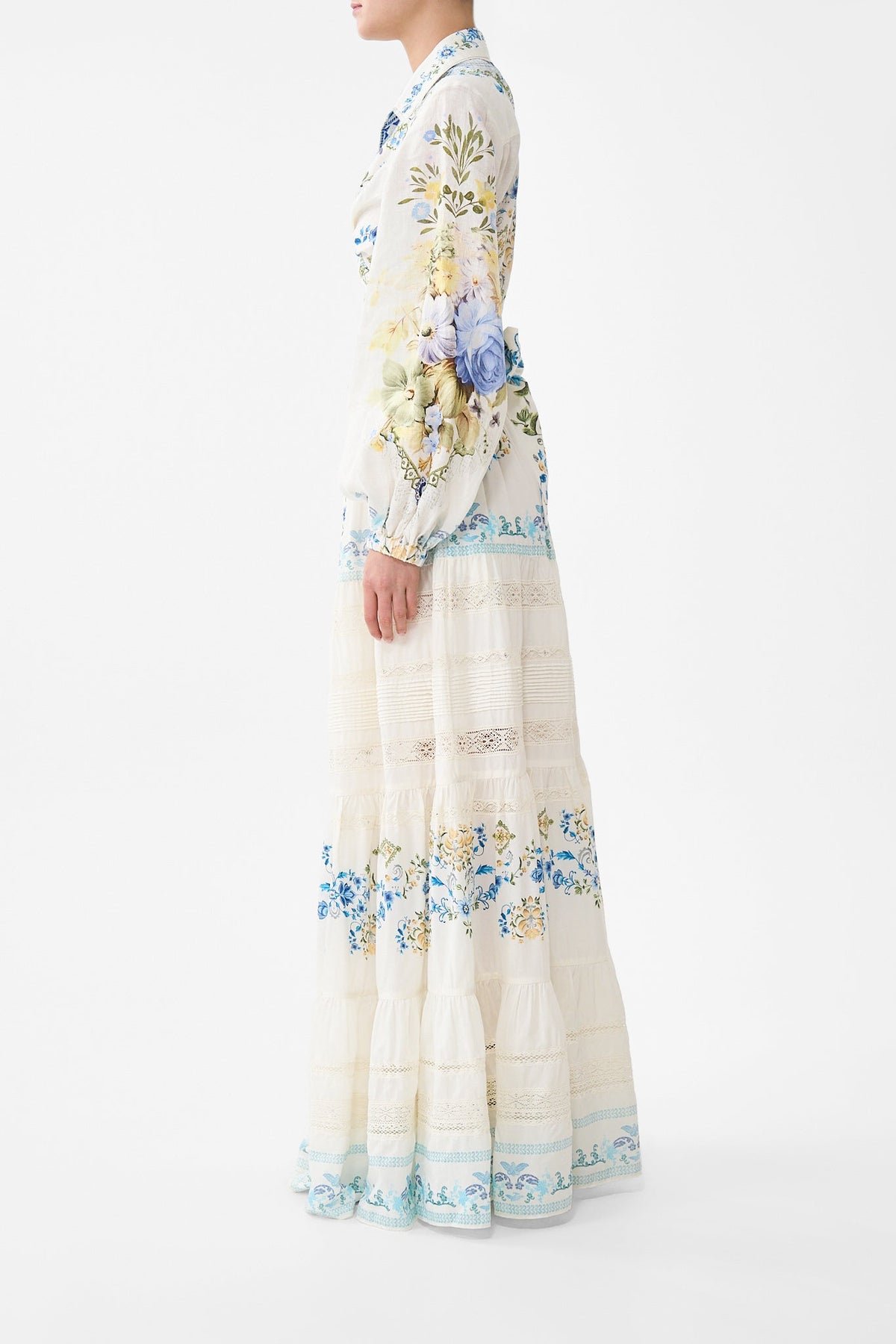 TIERED MAXI SKIRT MY HOMESPUN HEART