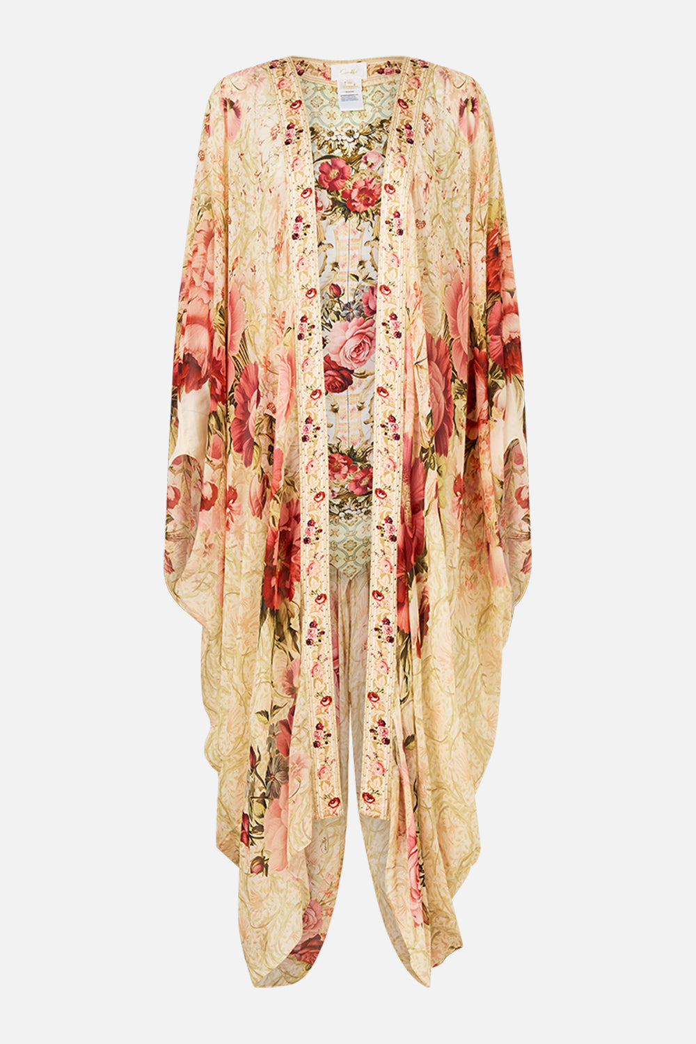 The CAMILLA Layer With Centre Back Panel in our Meet Me At The Majestic print.