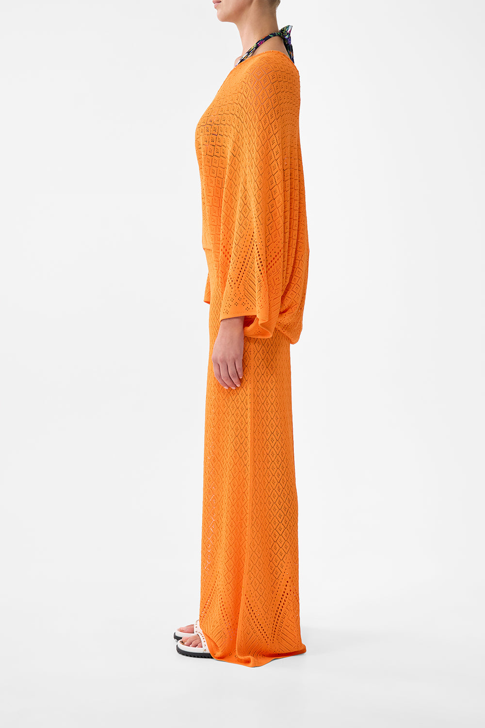 The CAMILLA SUPER OVERSIZED TEE MARBLE HEAVEN in our  print.