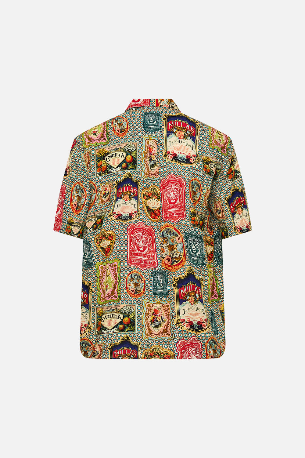 The CAMILLA BABIES LONG SLEEVE BODYSUIT W JERSEY SKIRT SPIRIT OF SANTA MARIA in our SPIRIT OF SANTA MARIA print.