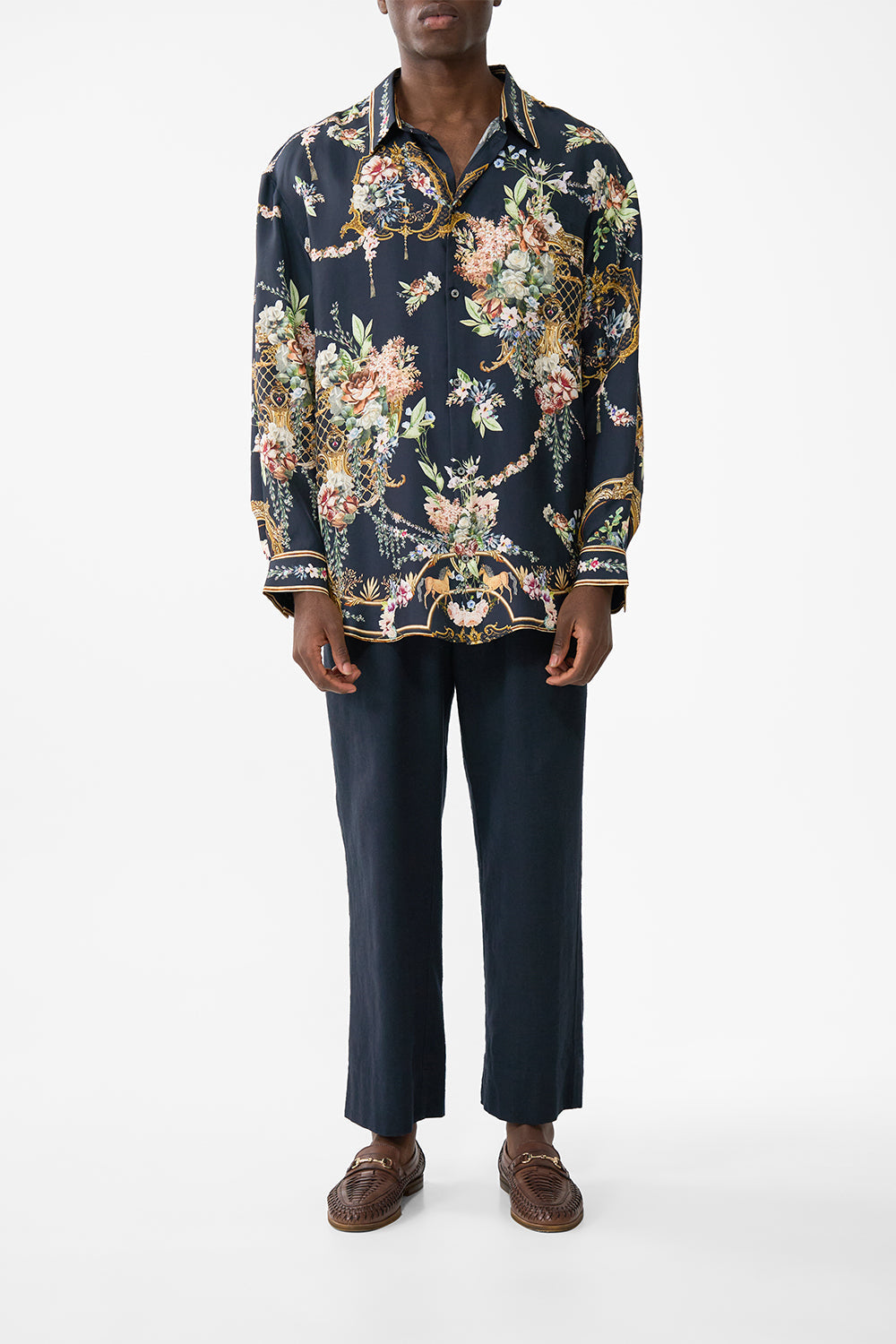The CAMILLA HOODY WITH POCKETS HAUTE PASSPORT in our  print.