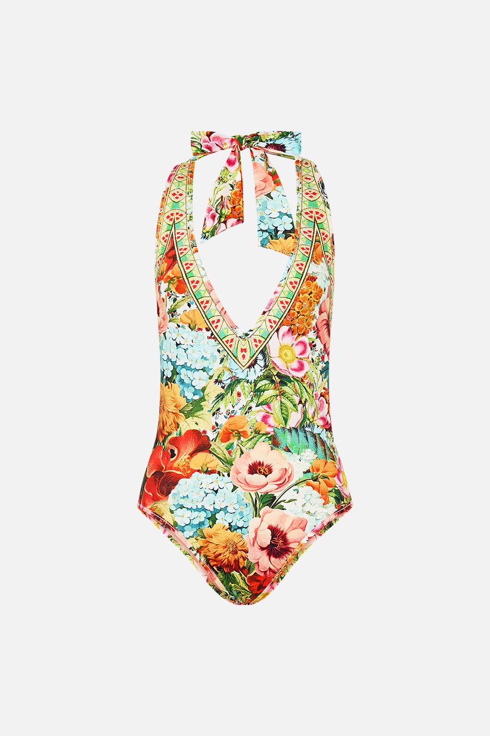 The CAMILLA SOFT C/D BRA WITH BACK CLIP RESERVATION FOR LOVE in our  print.