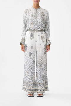 The CAMILLA Lounge Pant in our Marble Heaven print.