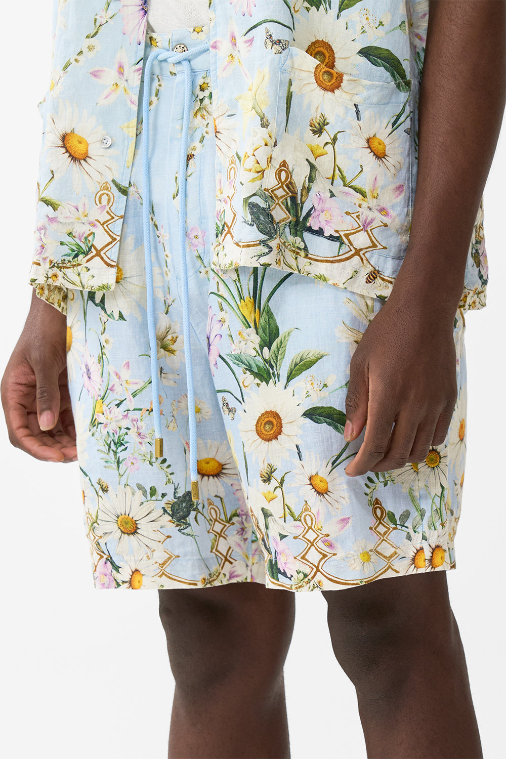 The CAMILLA UNICORN DRAWSTRING BAG MULTI in our  print.