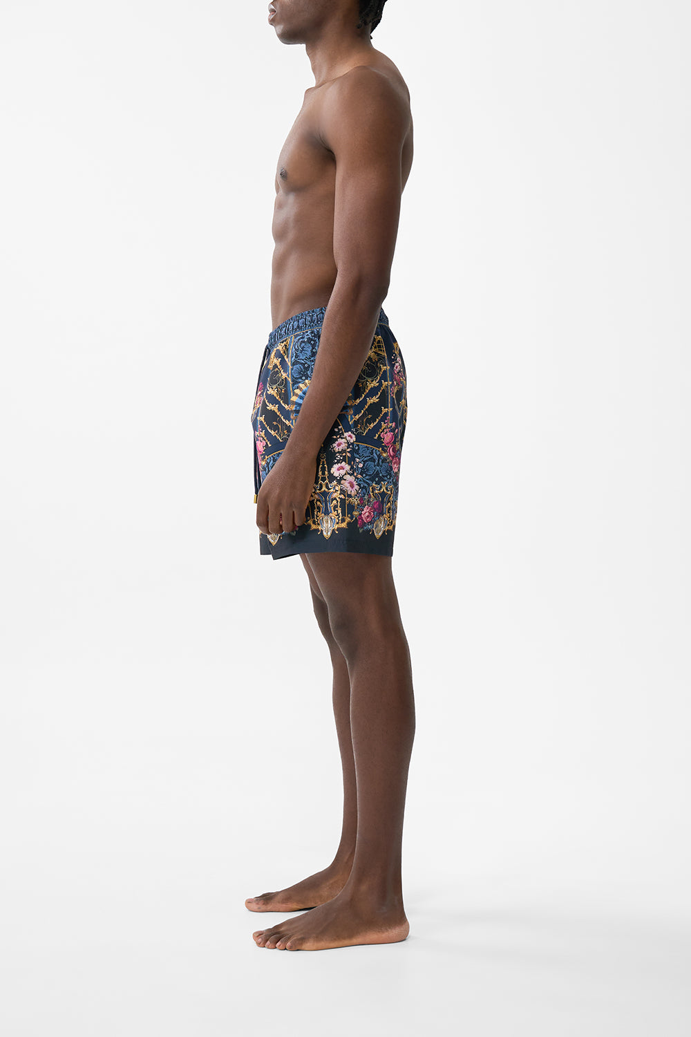The CAMILLA WIDE LEG TROUSER WITH FRONT POCKETS TEMPLES OF DENDARA in our  print.