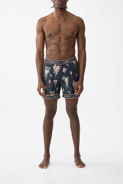 The CAMILLA Mid Length Boardshort With Fixed Waist in our Noble Endeavours print.