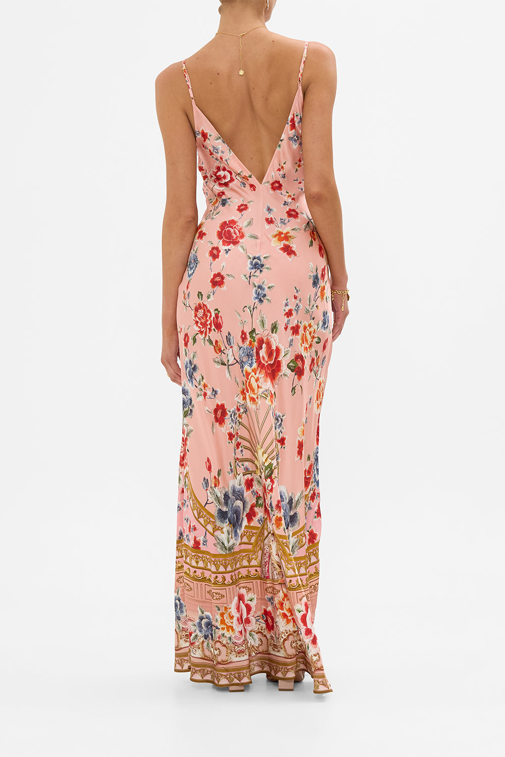 The CAMILLA MID LENGTH BOARDSHORT WITH ELASTIC WAIST FOLK AFLOAT in our  print.