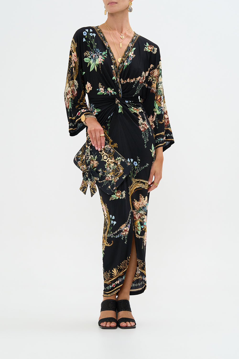 The CAMILLA RING HEADBAND DOMINICAN DECADENCE in our DOMINICAN DECADENCE print.
