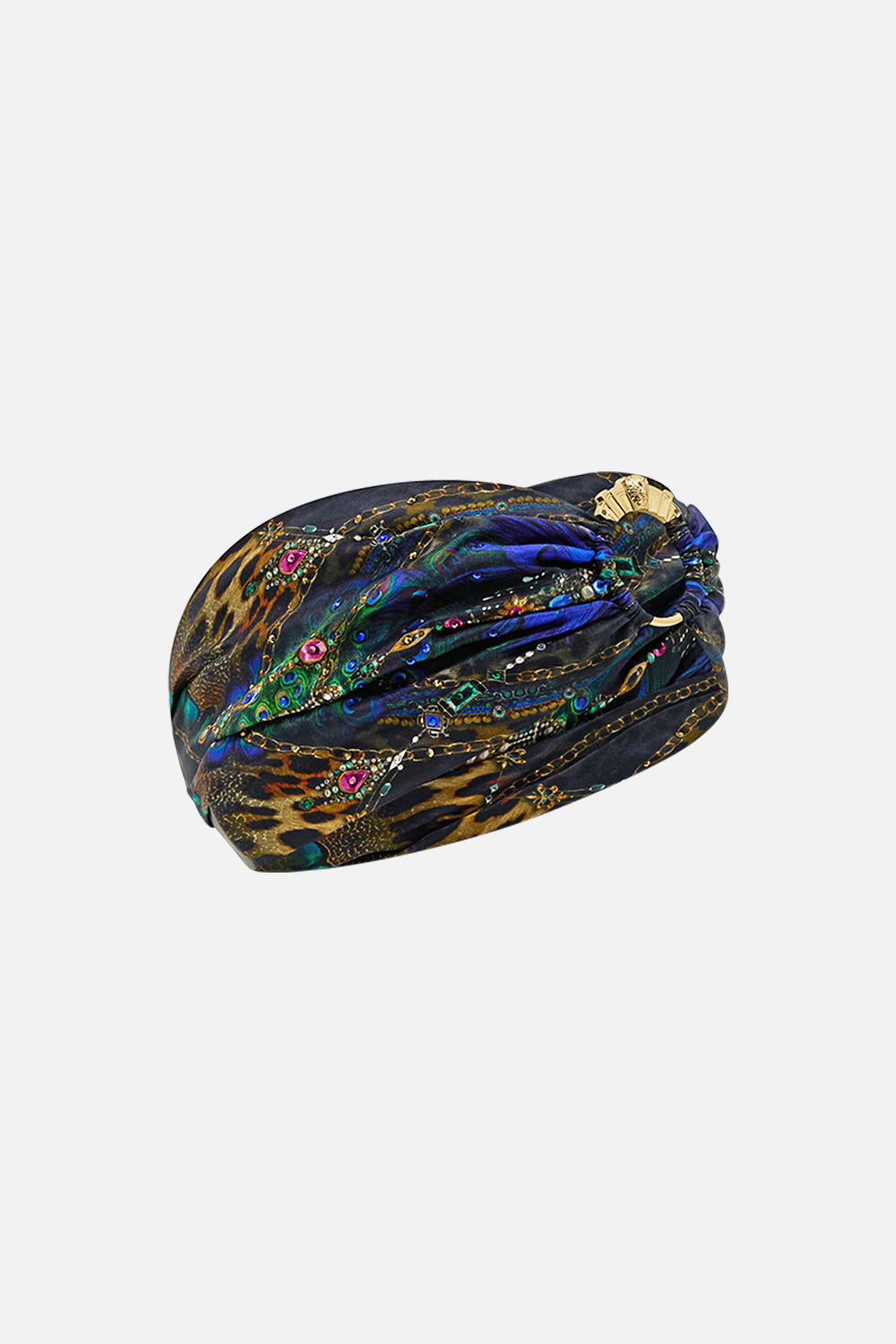 The CAMILLA LAYERED MAXI SARONG WITH TIE FRONT THE CONCUBINES CORRIDOR in our  print.