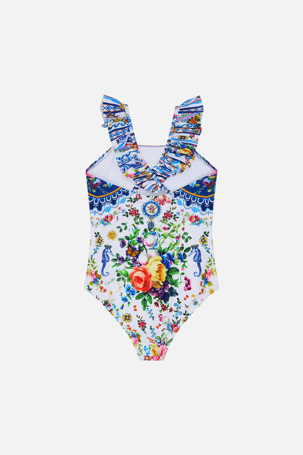 The CAMILLA BUTTON THROUGH BLOUSON SLEEVE BLOUSE MAJESTIC MILLA in our  print.